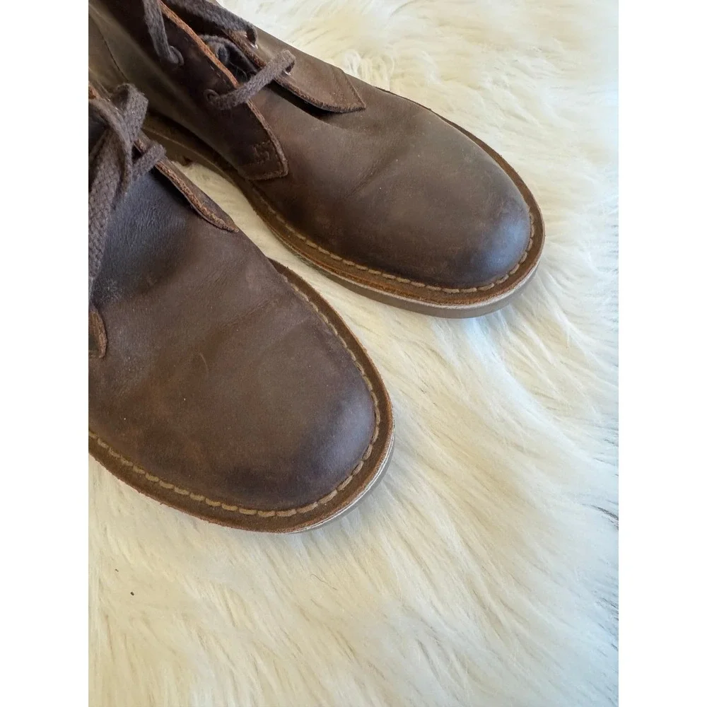 Clark's brown‎ leather boots size 8M